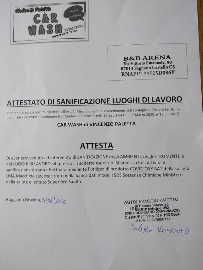 Fagnano Castello B&B Arena Family المظهر الخارجي الصورة